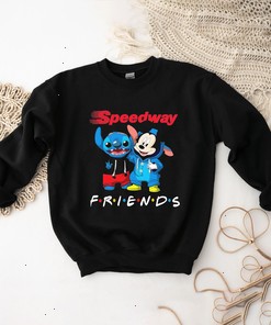 Baby Stitch And Mickey Mouse Friends Logo Shirt - Speedway Edition