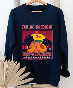 Chick Fil A Peach Bowl Shirt - Ole Miss Chick Fil A Peach Bowl Atlanta GA December 30th 2023 Sweatshirt