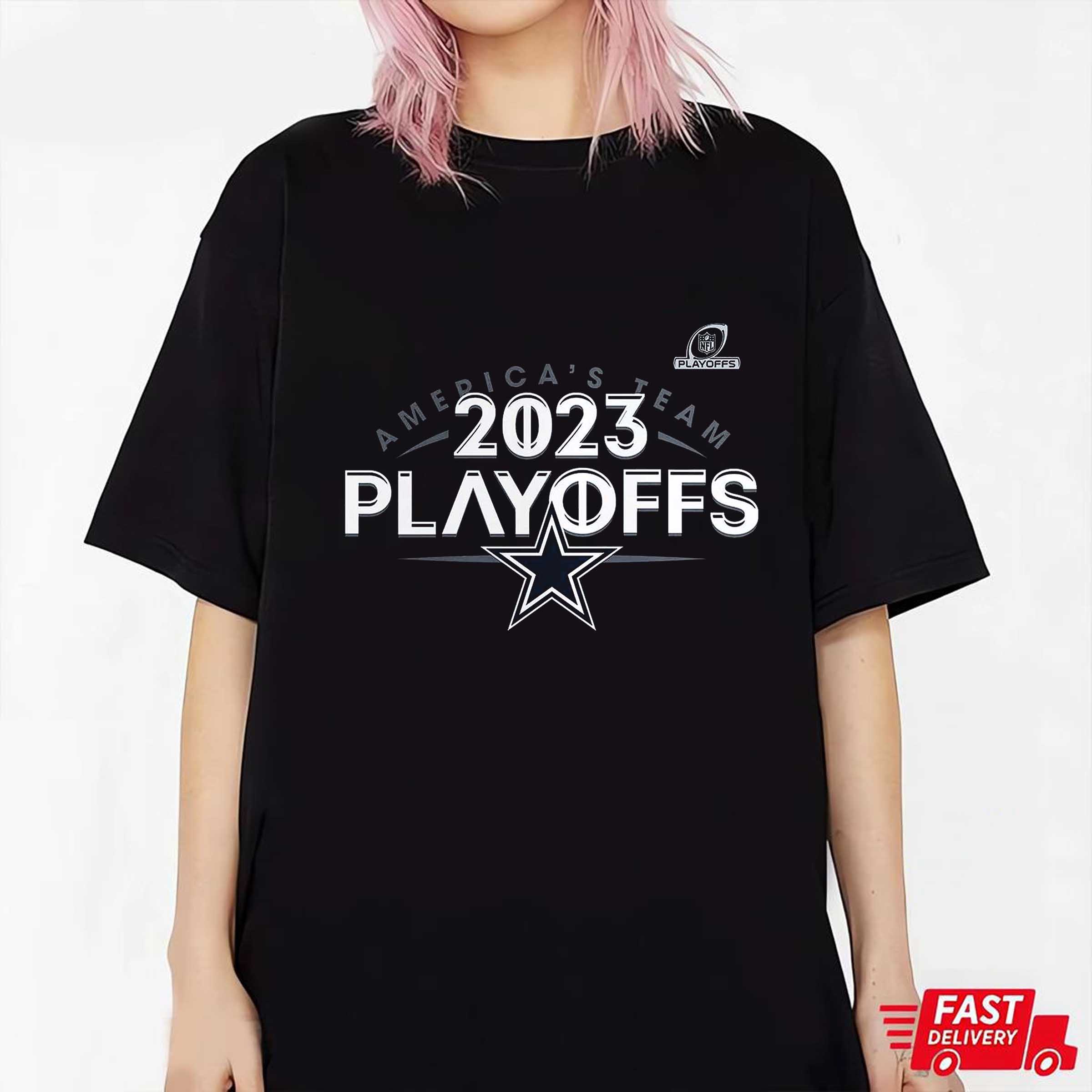 Dallas Cowboys Fanatics Branded 2023 Nfl Playoffs T-Shirt