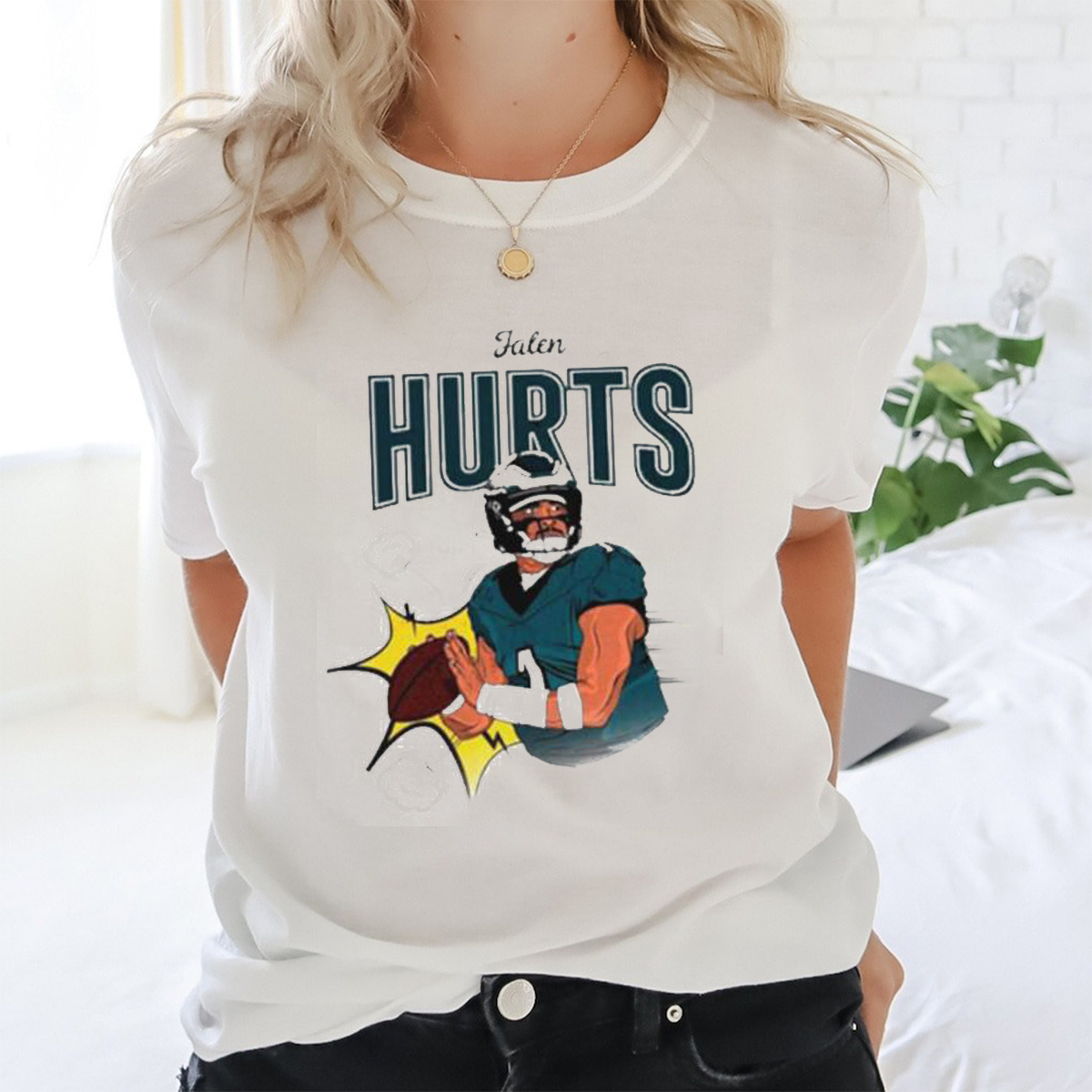 Jalen Hurts Philadelphia Eagles Football Shirt Sweatshirt Hoodie
