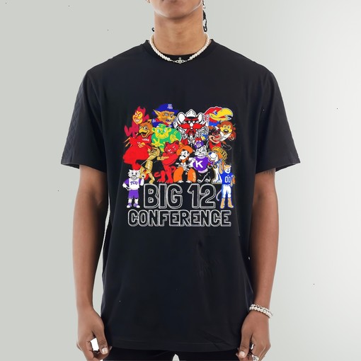 NCAA Big 12 Conference Mascots Shirt Sweatshirt Hoodie