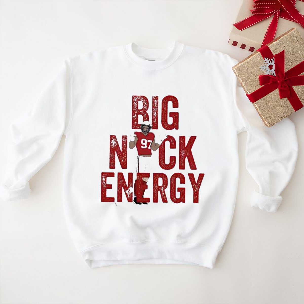 Nick Bosa Big Nick Energy T-shirt Sweatshirt Hoodie for Fan