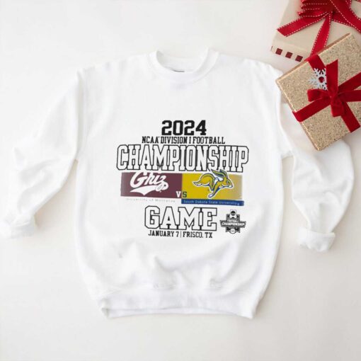 Official Montana Grizzlies vs South Dakota State Jackrabbits 2024 FCS Football Championship Game Shirt