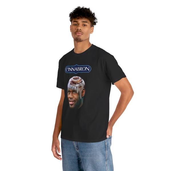 Cinnabron LeBron James Funny Meme T-Shirt - Unisex & Quirky