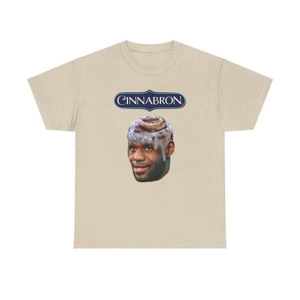 Cinnabron LeBron James Funny Meme T-Shirt - Unisex & Quirky