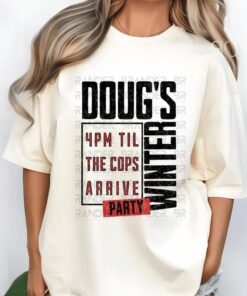 Doug's Winter Party Graphic T-Shirt - Limited Edition with 