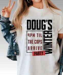 Doug's Winter Party Graphic T-Shirt - Limited Edition with