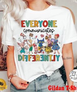 Everyone Communicates Differently T-Shirt - Celebrating Neurodiversity and Unique Communication Styles