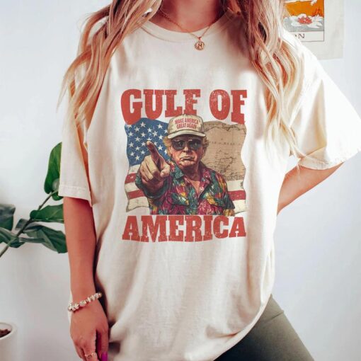 Funny Gulf of America Trump Shirt - Humor Meets Political Commentary