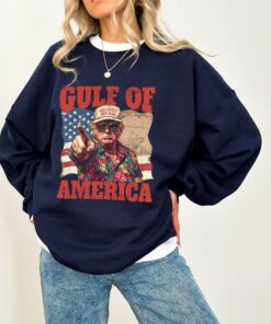 Funny Gulf of America Trump Shirt - Humor Meets Political Commentary