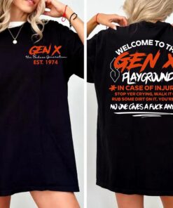 Generation X Playground Custom Year Badass T-Shirt - Unisex Cotton Top with Resilient Attitude