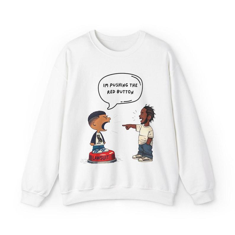 Kendrich Drakee Pushing The Red Button Shirt - Unleash Your Sense of Humor