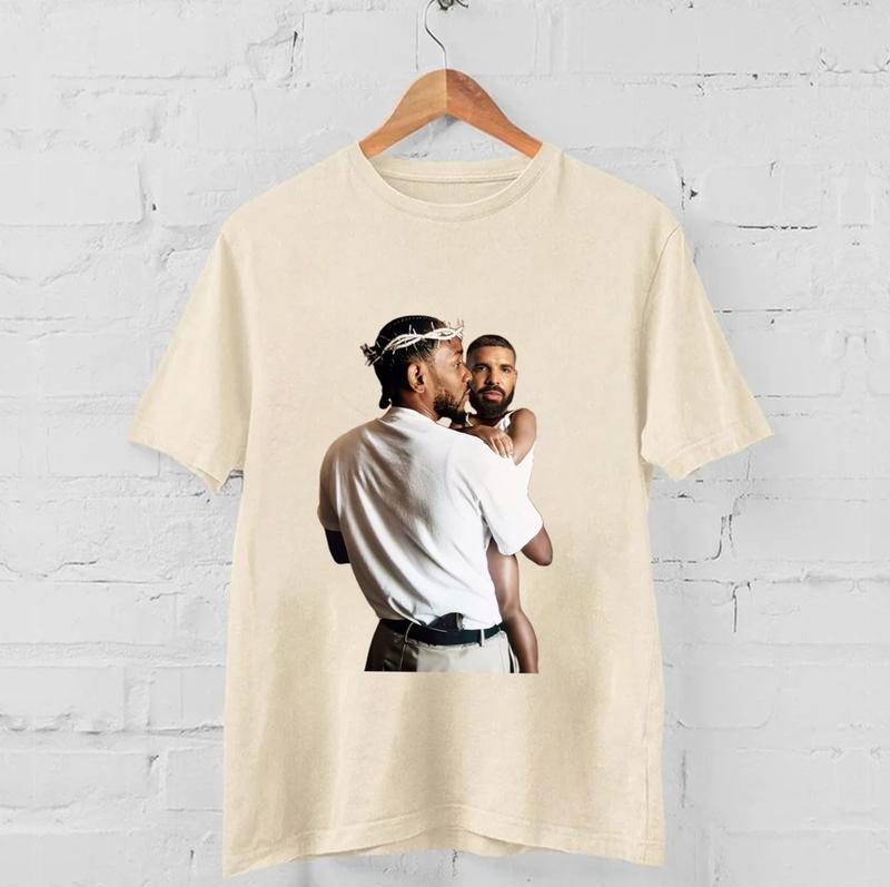 Kendrick Lamar vs Drake Vintage Streetwear Cotton Shirt