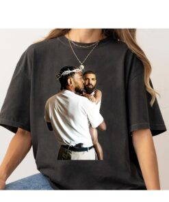 Kendrick Lamar vs Drake Vintage Streetwear Cotton Shirt