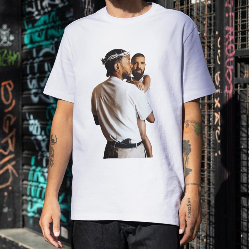 Kendrick Lamar vs Drake Vintage Streetwear Cotton Shirt