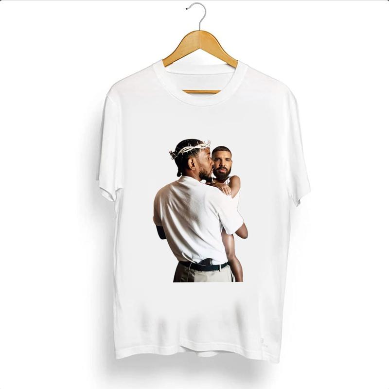 Kendrick Lamar vs Drake Vintage Streetwear Cotton Shirt
