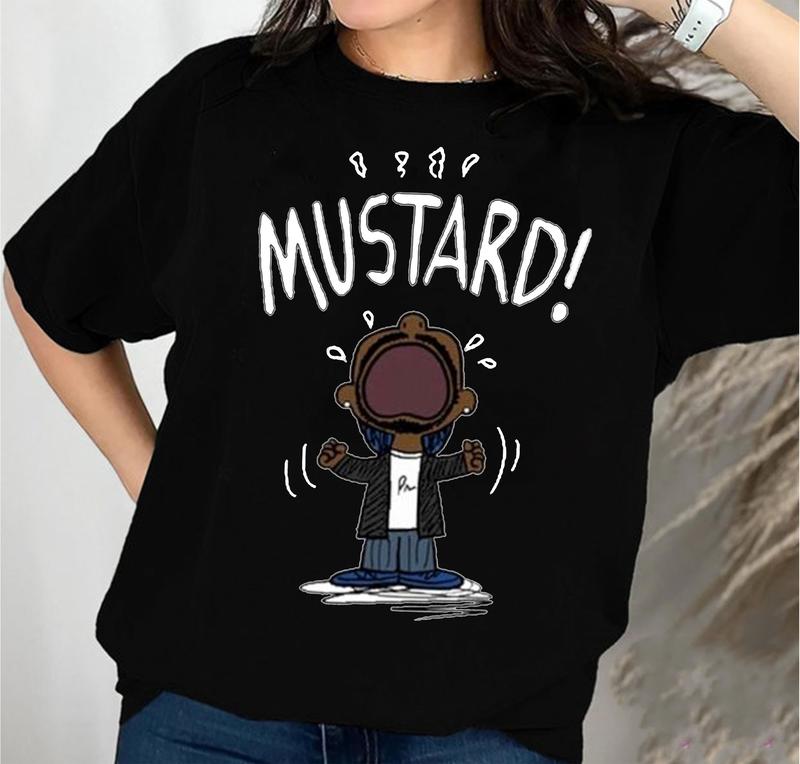 Kendrick Mustard T-Shirt | KDotz Music Casual Tee | Gift for Hip-Hop Fans