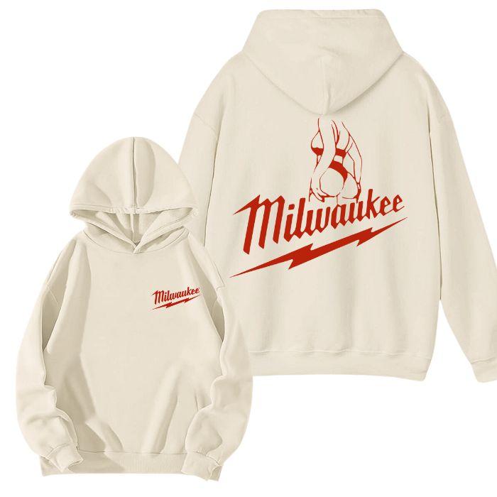Milwaukee Lightning Bolt Unisex Hoodie - Fun & Stylish Apparel for Men and Women
