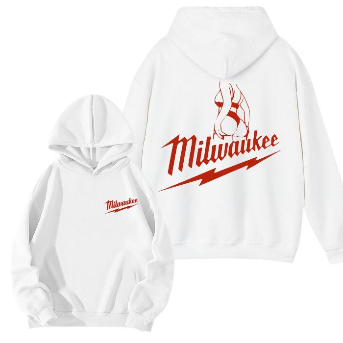 Milwaukee Lightning Bolt Unisex Hoodie - Fun & Stylish Apparel for Men and Women