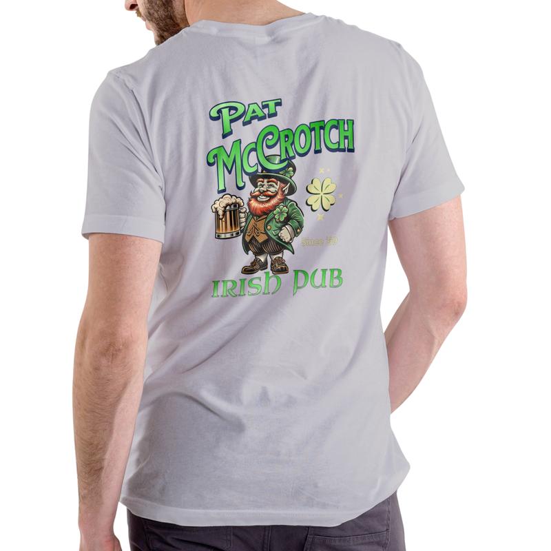 Pat McCrotch Irish Pub T-Shirt - Unisex Cotton, Playful Irish Humor Since '69