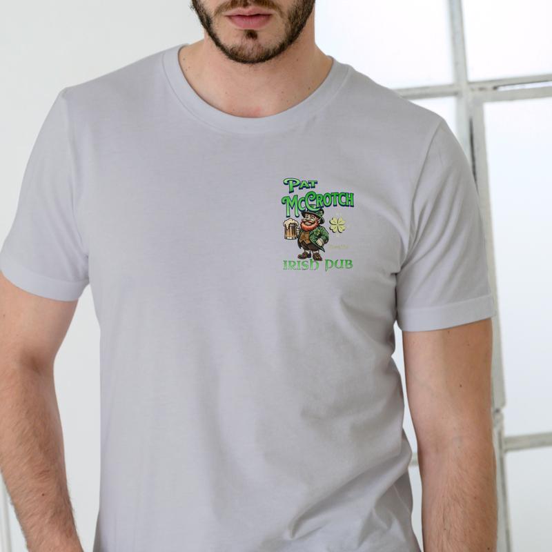 Pat McCrotch Irish Pub T-Shirt - Unisex Cotton, Playful Irish Humor Since '69