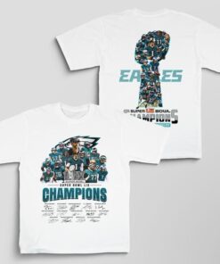 Philadelphia Eagles Super Bowl LII Champions Shirt - Gildan 5000 Heavy Cotton Unisex Graphic Tee