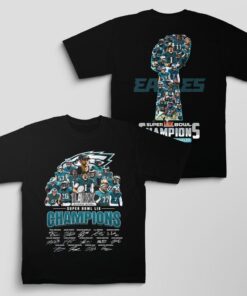 Philadelphia Eagles Super Bowl LIX Champions Shirt - Gildan 5000 Heavy Cotton Unisex Tee