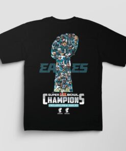 Philadelphia Eagles Super Bowl LIX Champions Shirt - Gildan 5000 Heavy Cotton Unisex Tee