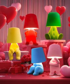 Playful Character Lamp Shirt – A Whimsical Take on Creative Design