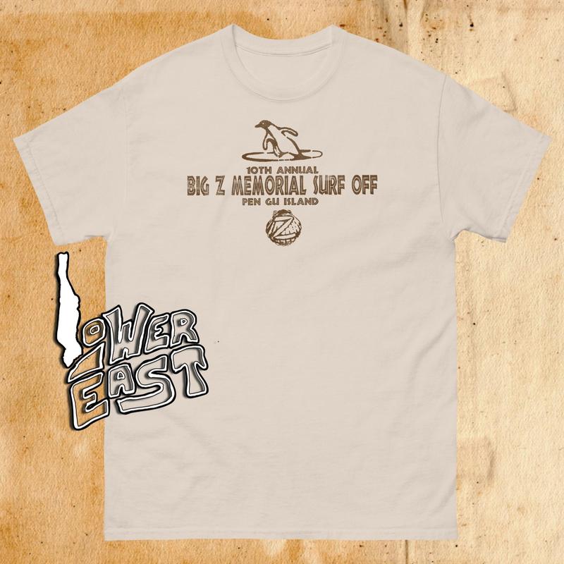Retro Surf's Up Big Z Memorial Surf Off T-Shirt - Iconic Tribute to Surfing Culture