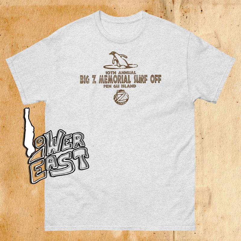 Retro Surf's Up Big Z Memorial Surf Off T-Shirt - Iconic Tribute to Surfing Culture