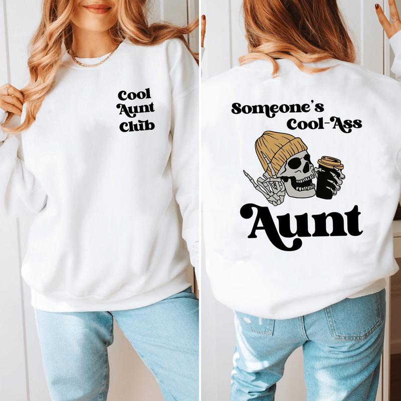 Someone's Cool-Ass Aunt Club Graphic Tee - Fun Aunt Gift Shirt