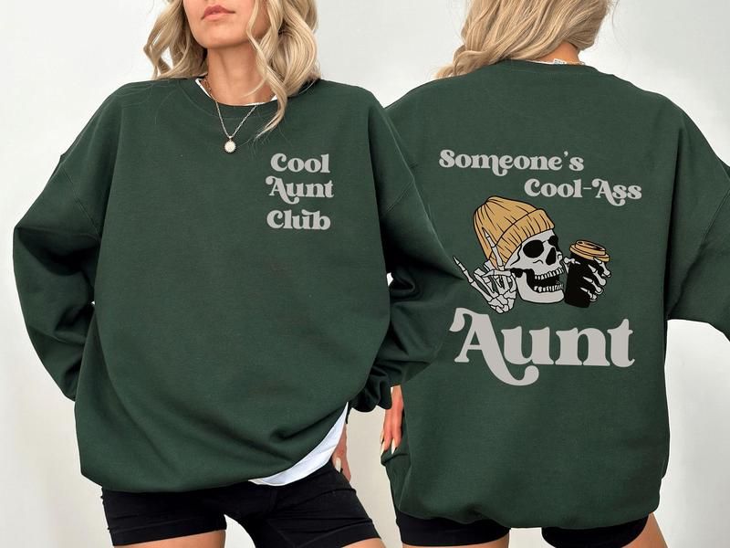 Someone's Cool-Ass Aunt Club Graphic Tee - Fun Aunt Gift Shirt
