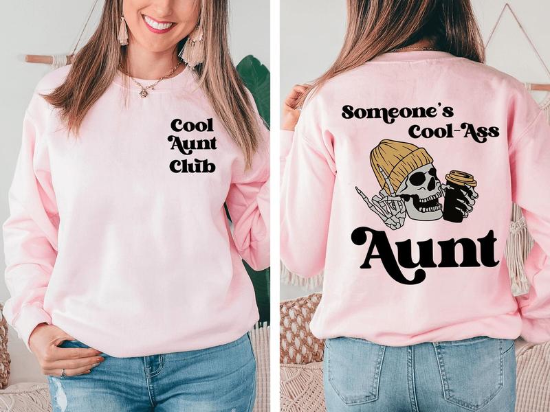 Someone's Cool-Ass Aunt Club Graphic Tee - Fun Aunt Gift Shirt