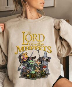 The Lord of the Muppets Vintage Sweatshirt - A Whimsical Tribute for Muppet and Fantasy Fans