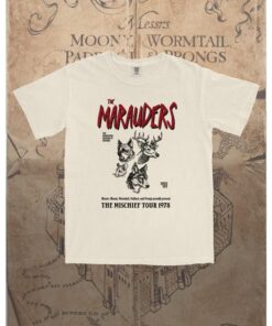 The Mischief Tour 1978 - Marauder's Map Inspired Garment Dyed Tee