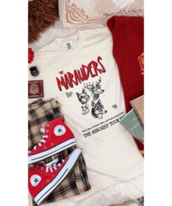 The Mischief Tour 1978 - Marauder's Map Inspired Garment Dyed Tee