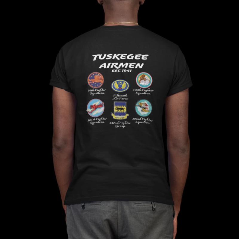 Tuskegee Airmen Tribute T-Shirt - Men's Streetwear with Inspirational Graphic Design