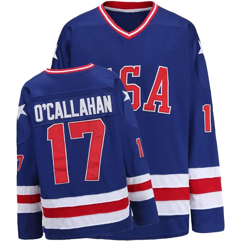 USA 1980 Olympic Team Ice Hockey Jersey - Stitched Letters & Numbers | Sizes S-XXXL