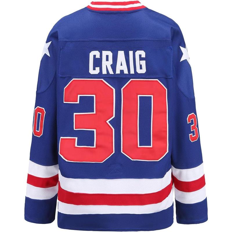 USA 1980 Olympic Team Ice Hockey Jersey - Stitched Letters & Numbers | Sizes S-XXXL