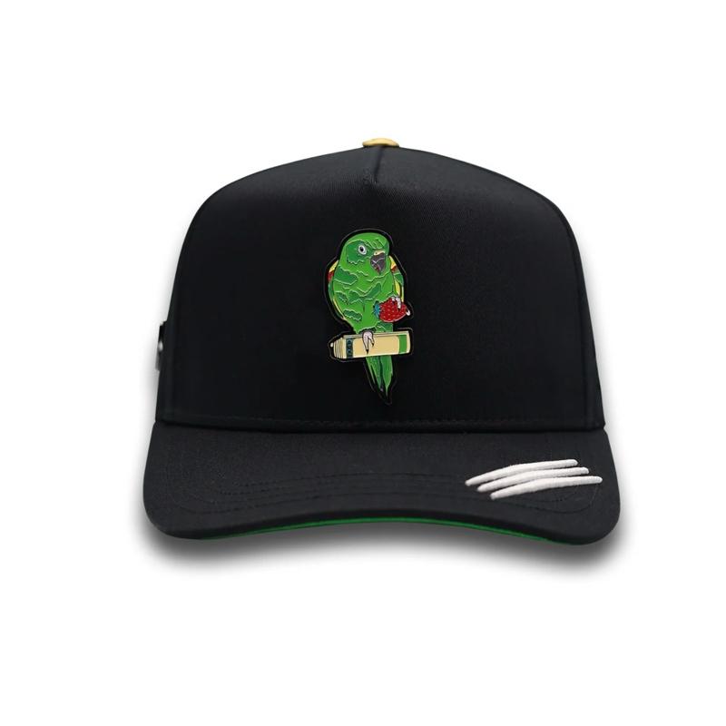 Vibrant Green Parrot SnapBack Hat for Men - Premium Quality Materials