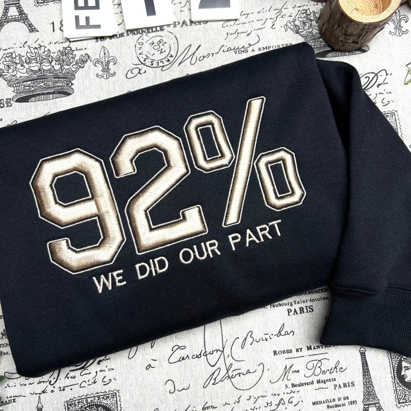 92% Black Women Empowerment Sweatshirt - Celebrating Contributions and Achievements
