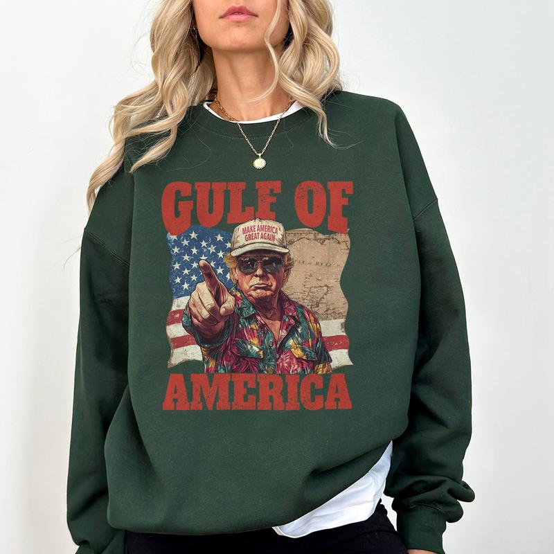 Funny Trump Gulf of America Shirt - Humorous Political Commentary