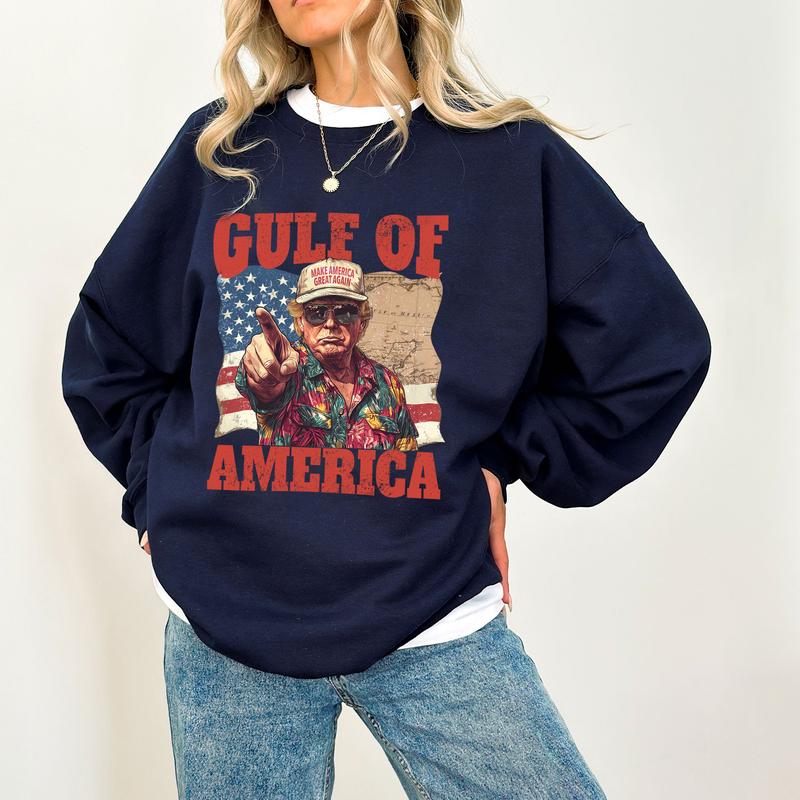 Funny Trump Gulf of America Shirt - Humorous Political Commentary