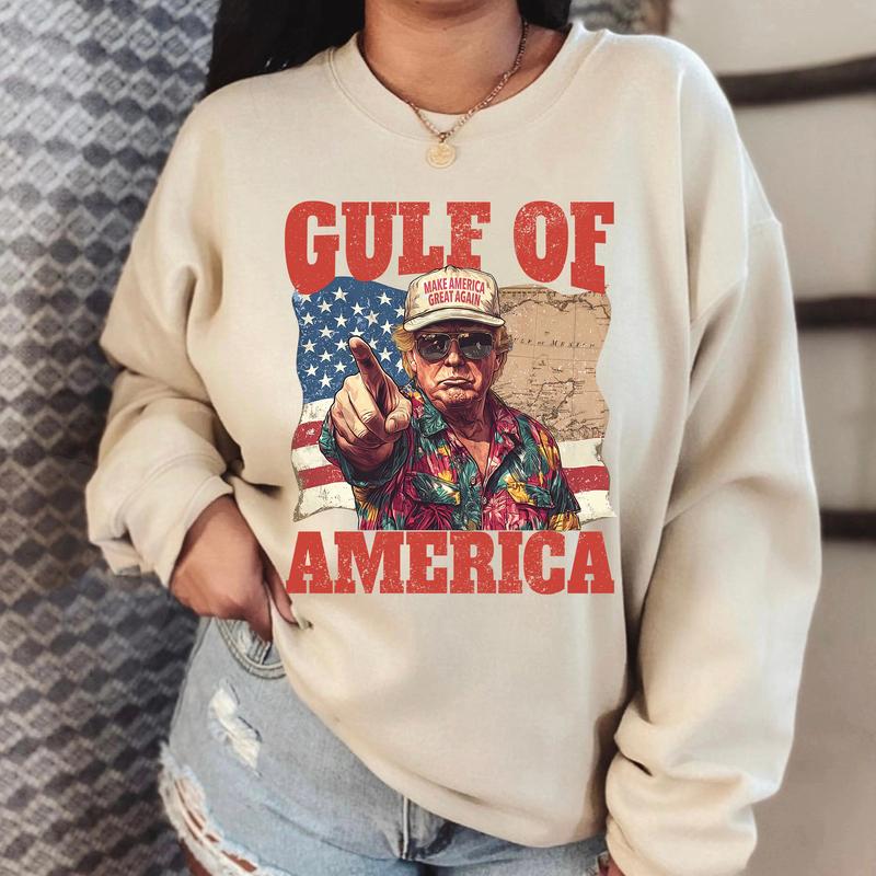 Funny Trump Gulf of America Shirt - Humorous Political Commentary
