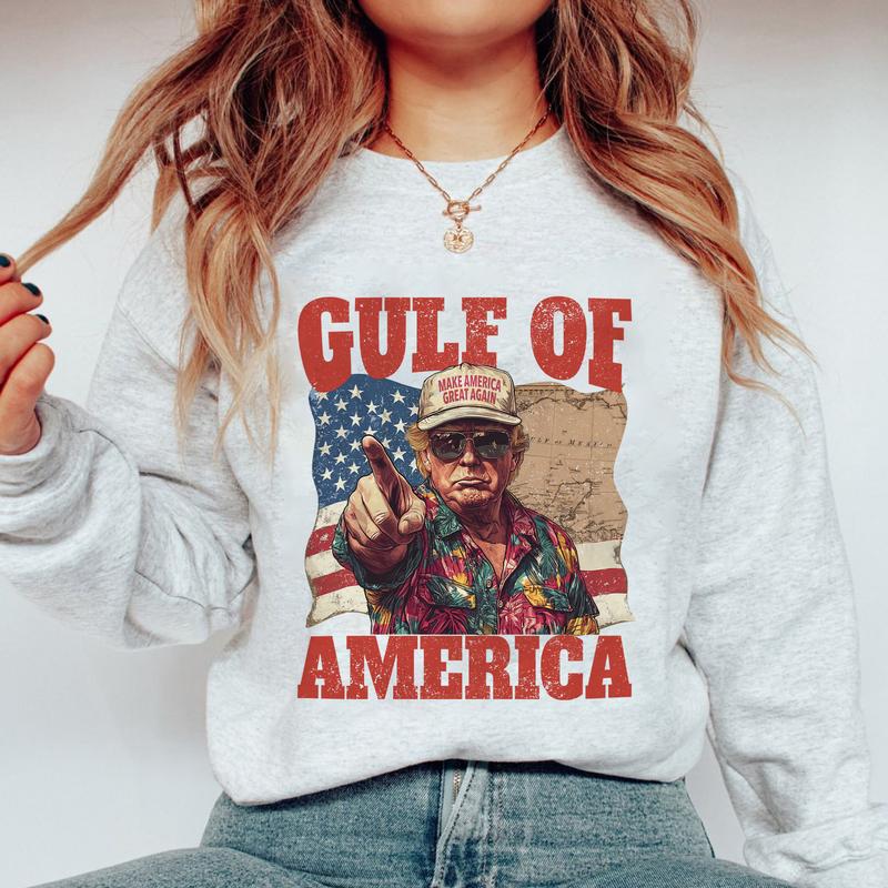 Funny Trump Gulf of America Shirt - Humorous Political Commentary