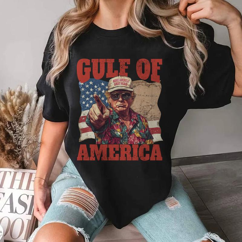 Funny Trump Gulf of America Shirt - Humorous Political Commentary