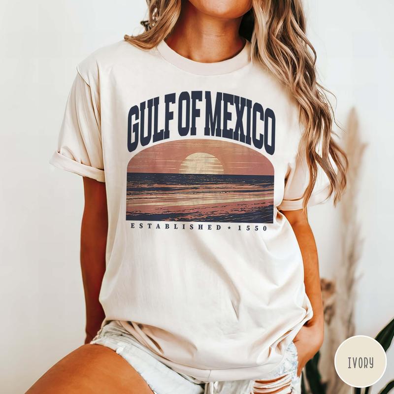 Gulf of Mexico Shirt - Coastal Connection Gift for Beach Lovers