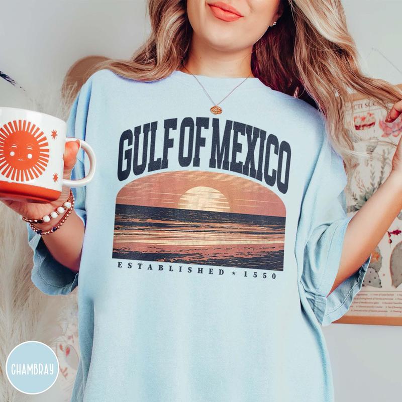 Gulf of Mexico Shirt - Coastal Connection Gift for Beach Lovers