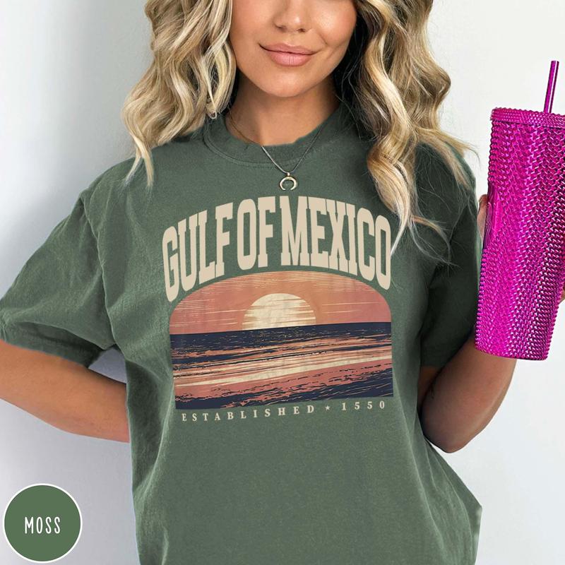Gulf of Mexico Shirt - Coastal Connection Gift for Beach Lovers